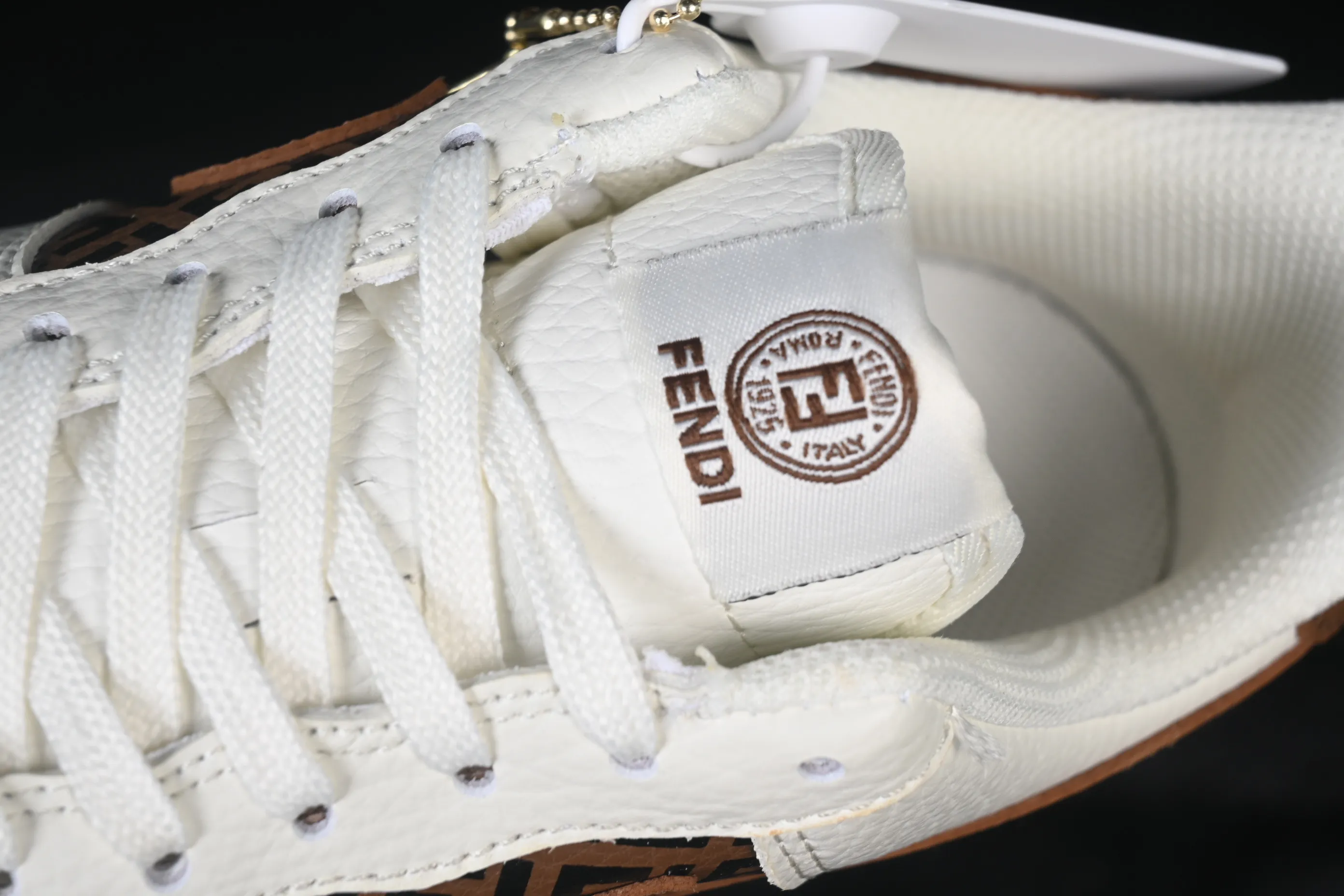 All categories Nk Air Force 1 Air Force series Nk Air Force 1 Low Air Force low top Nike Air Force 1'07 Low Fendi co-branded retro white and brown Air Force 1 low top casual sneakers XY9025-017